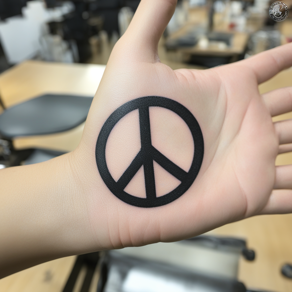 Peace Symbol Tattoo Designs design 32, tattoo inspiration