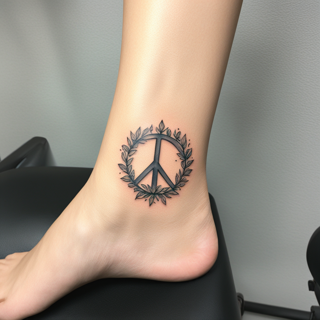Peace Symbol Tattoo Designs design 37, tattoo inspiration