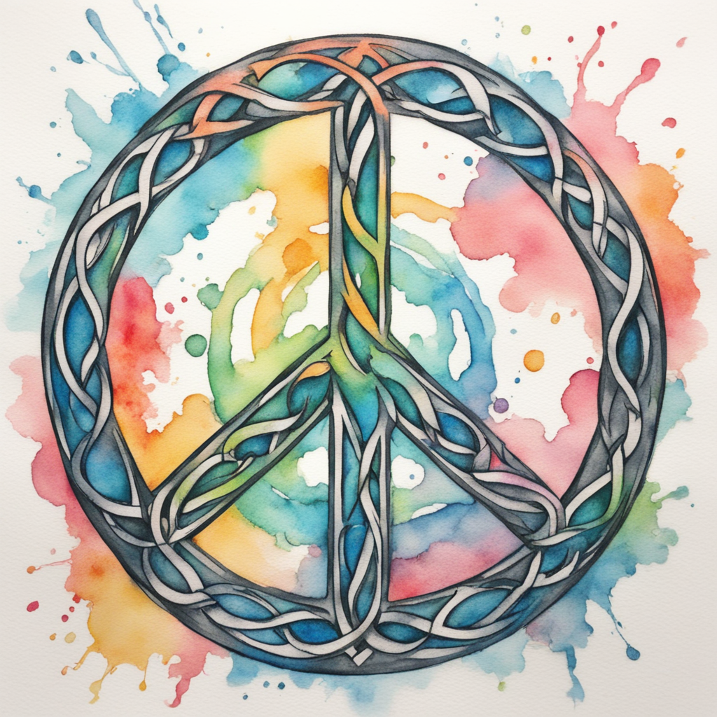 Peace Symbol Expressing Unity Through Restrained Form, Peace Symbol Tattoo Designs tattoo design, tattoo inspiration