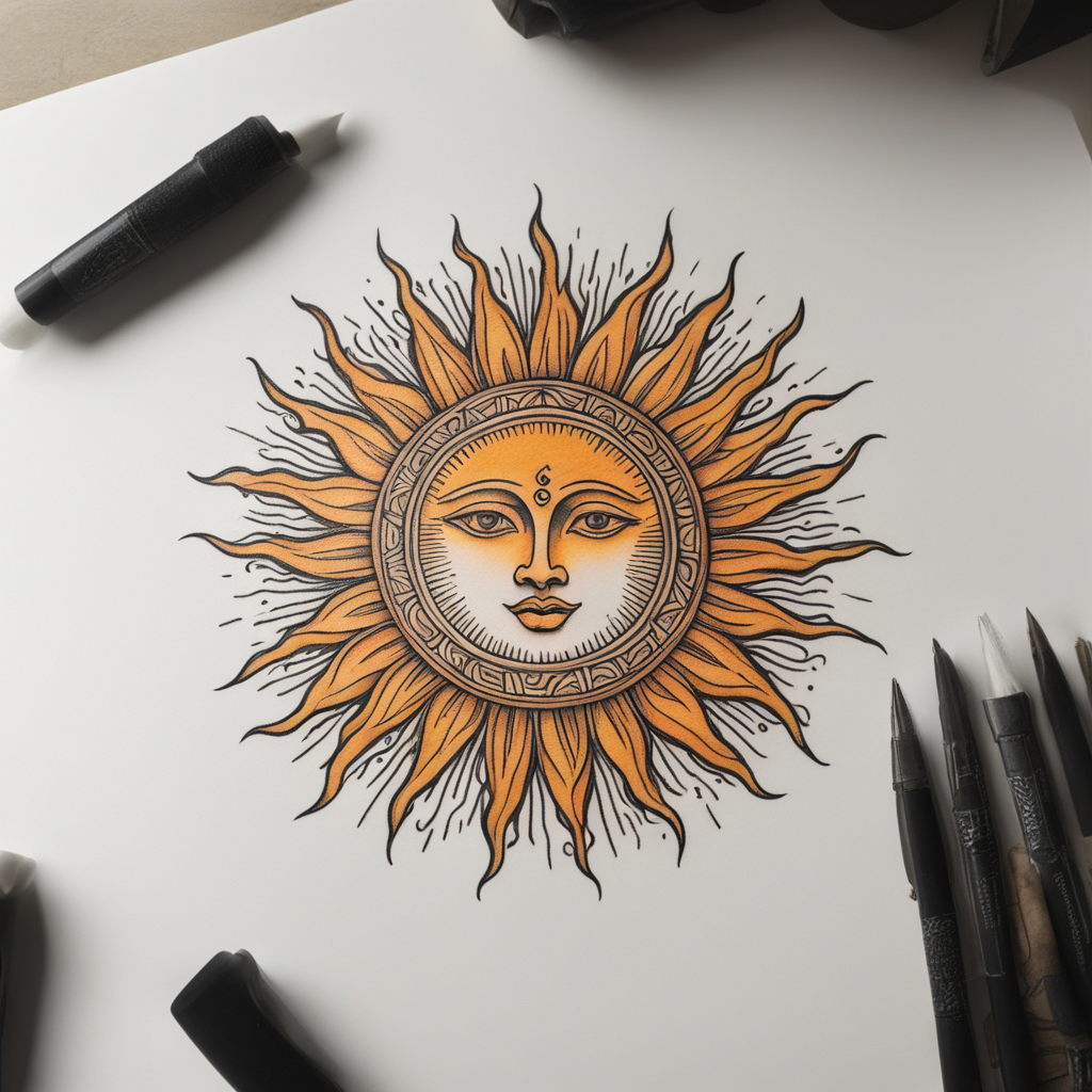 Sun Tattoo Designs design 12, tattoo inspiration