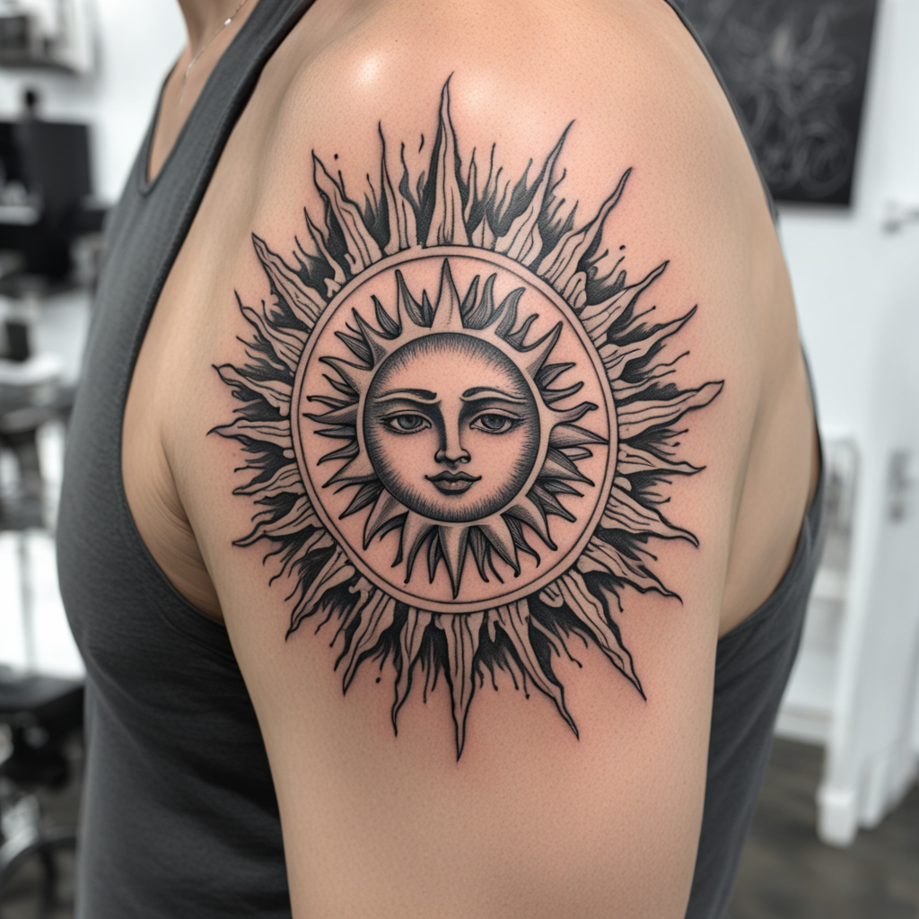 Sun Tattoo Designs design 17, tattoo inspiration