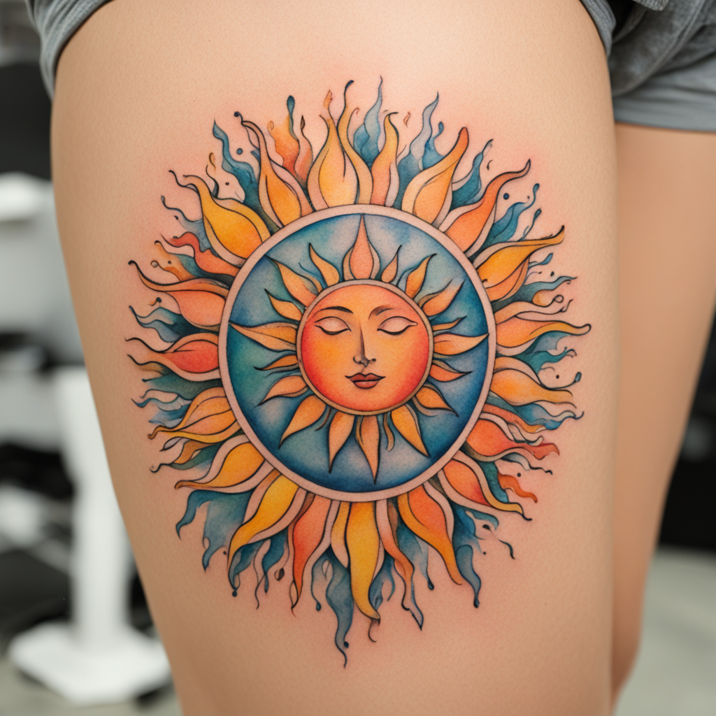 Sun Tattoo Designs design 20, tattoo inspiration