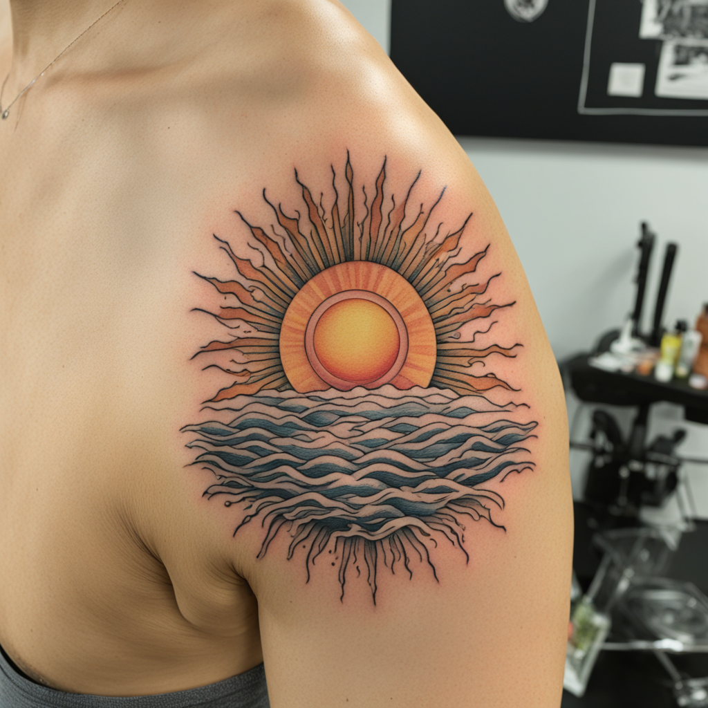 Sun Tattoo Designs design 3, tattoo inspiration