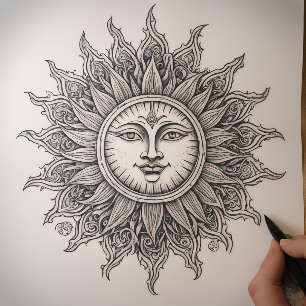 Sun Tattoo Designs design 31, tattoo inspiration