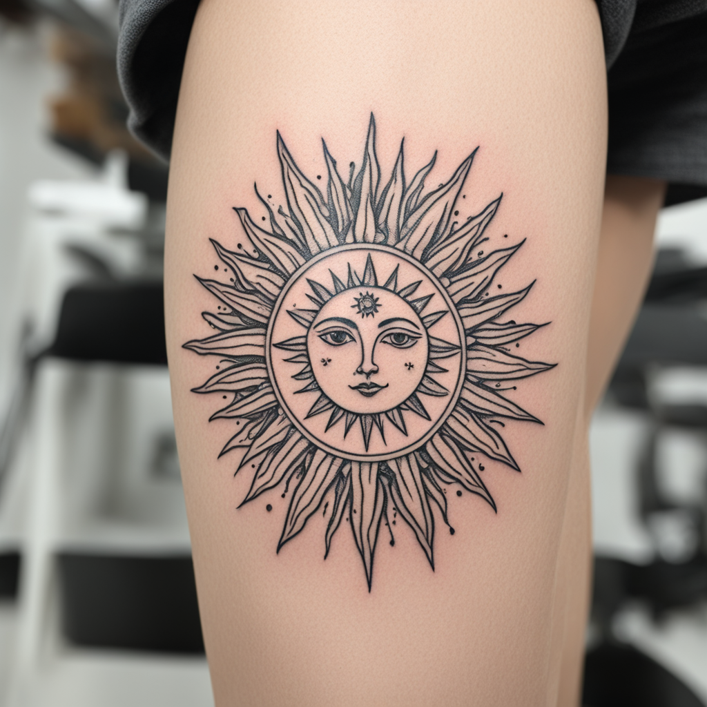 Sun Tattoo Designs design 34, tattoo inspiration