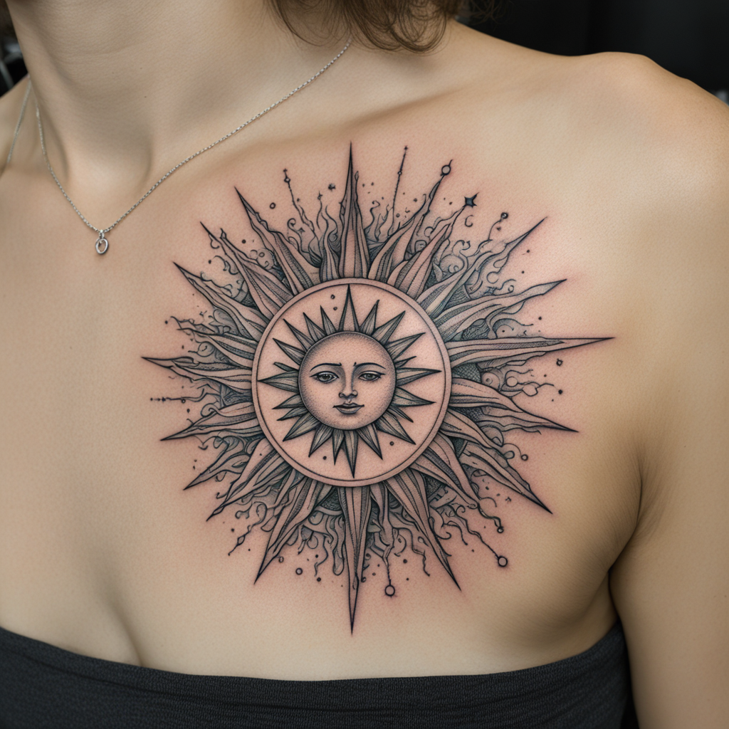 Sun Tattoo Designs design 36, tattoo inspiration