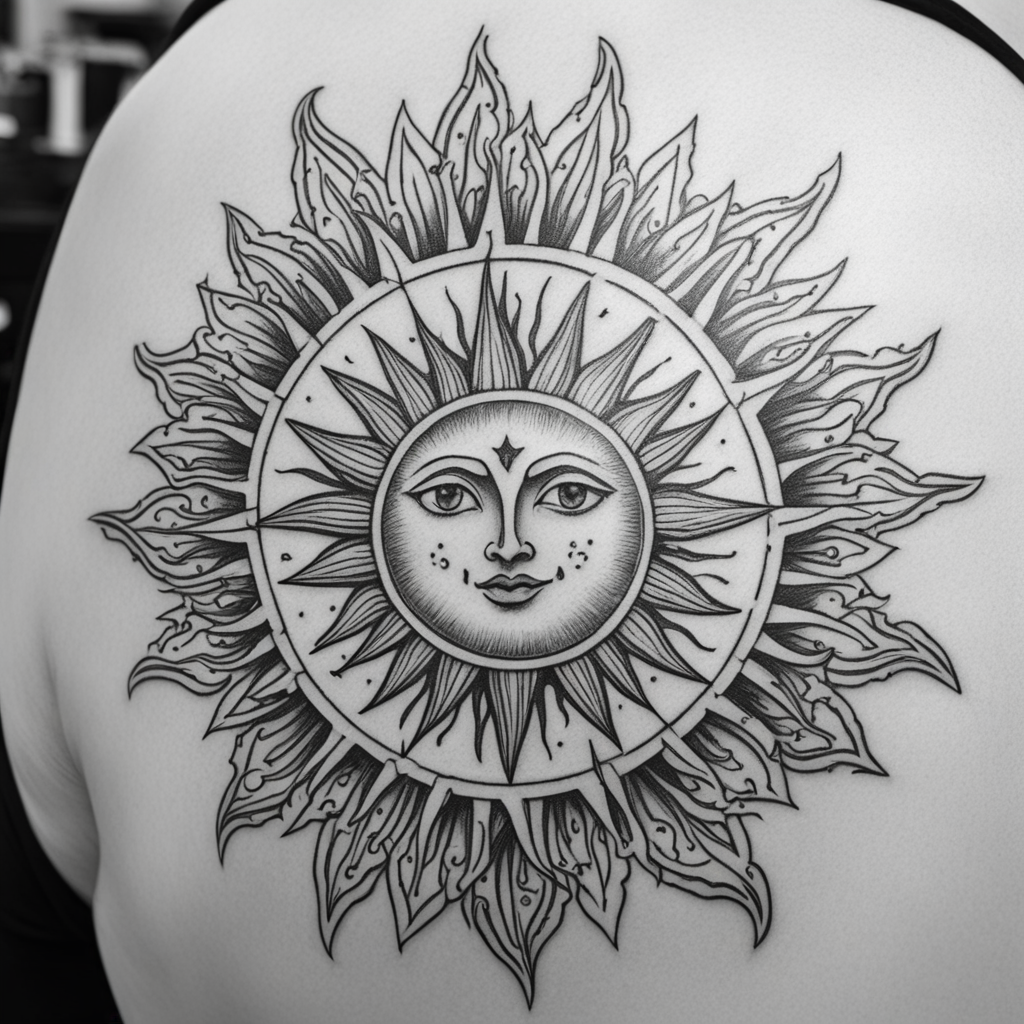 Sun Tattoo Designs design 37, tattoo inspiration