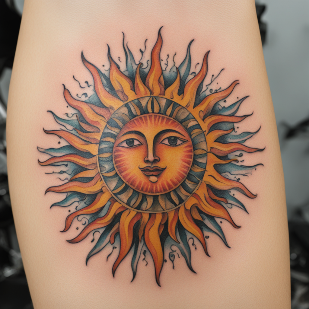 Sun Tattoo Designs design 10, tattoo inspiration
