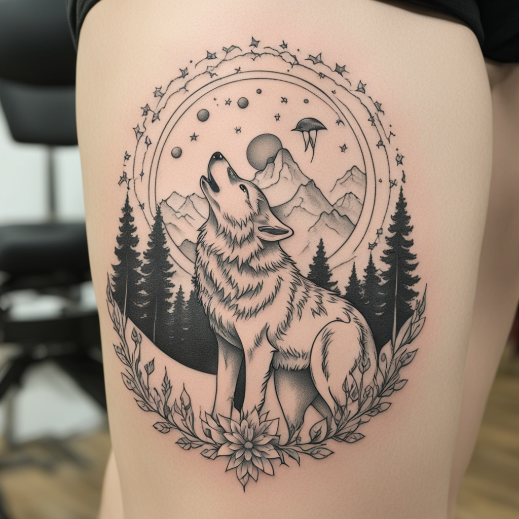 Wolf Tattoo Designs design 11, tattoo inspiration