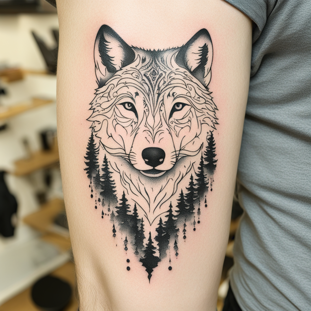 Wolf Tattoo Designs design 7, tattoo inspiration